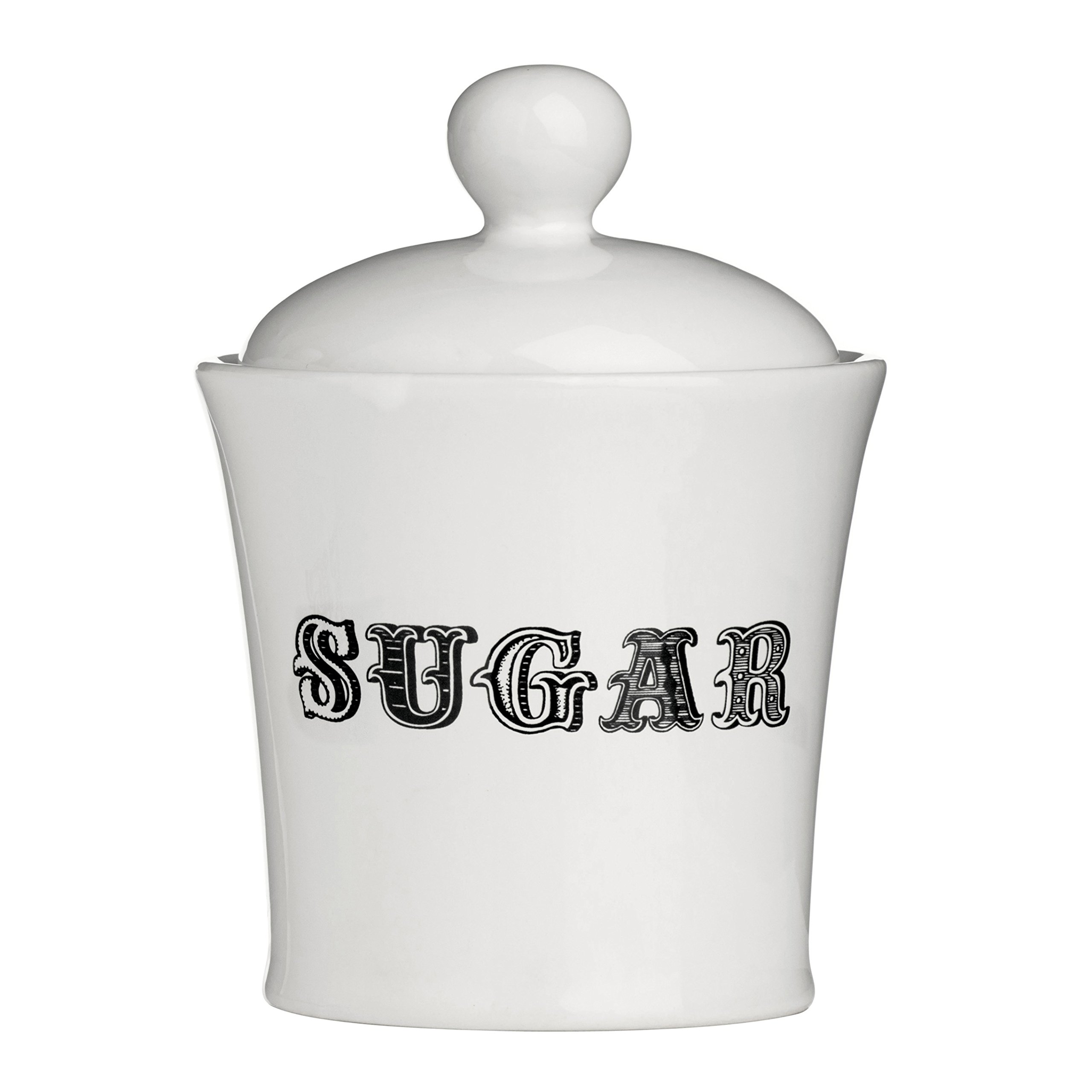 Premier Housewares Carnival Sugar Jar - White