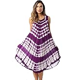 Riviera Sun Tie Dye Summer Dress - Beach Cover Up