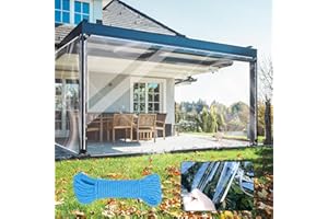 HOLAA Clear Tarp,3x6ft Clear Tarps Heavy Duty Water Resistant with Reinforced Edge,14Mil Thickened Transparent Tear Resistant Water Resistant PVC Vinyl Tarp Enclosure for Patio,Greenhouse Outdoor