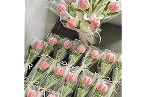 236 pcs Tulip Crochet Kits for Beginners Complete Flower Crochet Kits for Adults Starters with Instruction and Video Tutorial