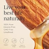 Gonaturals Sweet Almond Oil 250ml Pure Cold-Pressed Skin Care view 5