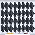 KleenSlate Magnetic Microfiber Cleaning Cloths For Whiteboards, Screens, Glasses - Pack Of 12, Black
