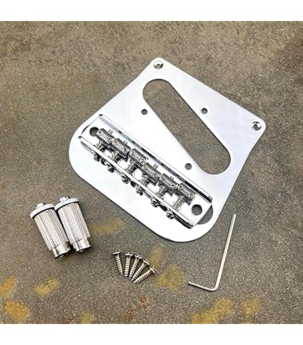 ギター Bigsby B5 Bridge plate & Saddle Amazon.com: Tele Bridge Plate & 6-Saddle Bridge for Bigsby B5 and