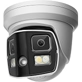 Real HD 8MP 4K Dual Lens PoE IP Security Camera with Metal Housing, 180 Degree Panoramic Wide Angle, Full Color Night Vision, H.265, IP66, NDAA Compliant