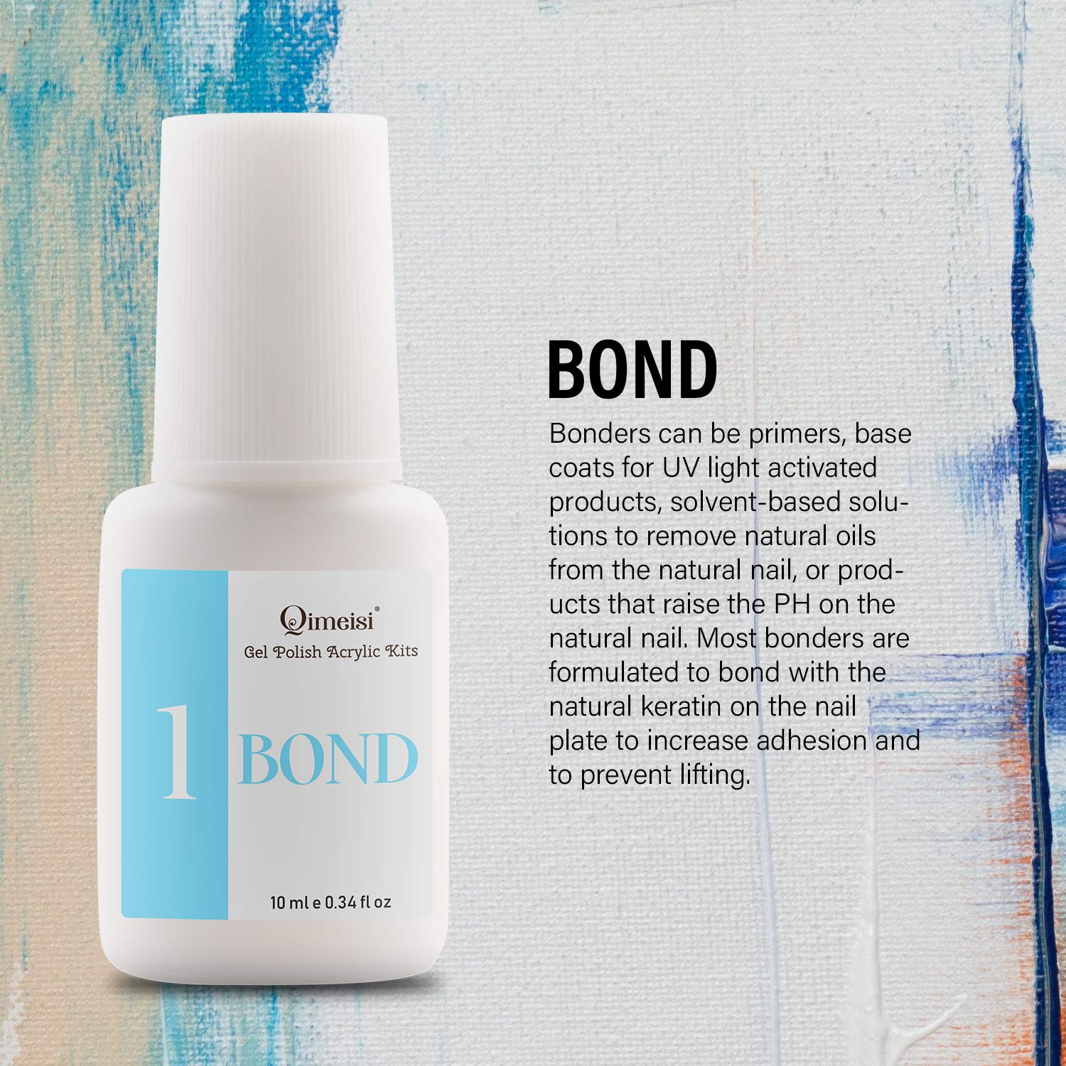 Qimeisi Dipping Powder Nail Coating System, Bond, Base Coat, Activator, Top Coat, and Brush Saver Liquid Set, Without Lamp Cure Natural Dry Nail Art Decoration Manicuring: Beauty