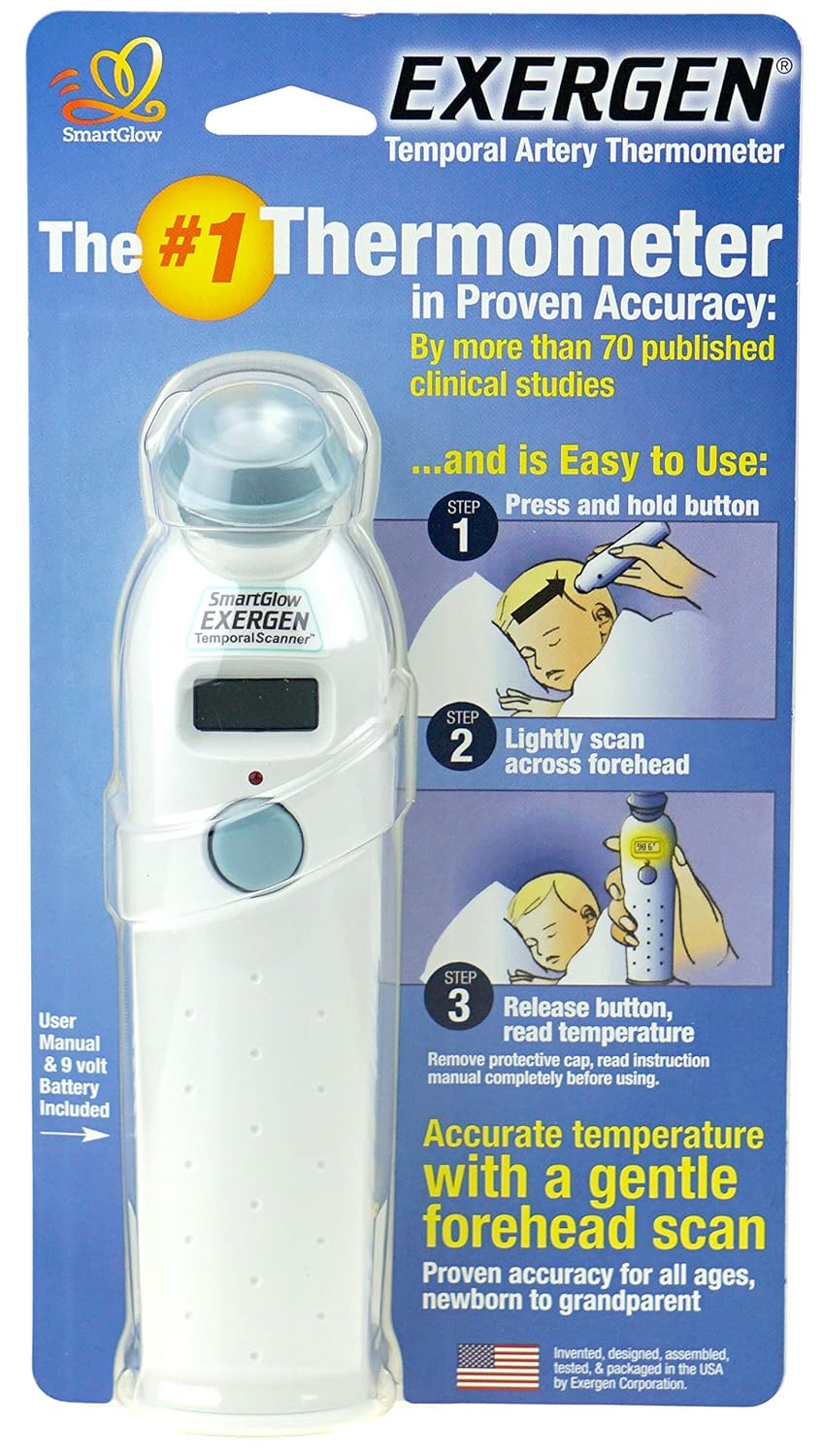 Exergen Temporal Artery Thermometer Amazon.in Health & Personal Care