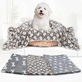 COMSLE Fluffy Dog Blanket 3 Pack Small Medium Large Cats Indoor Bedding view 5