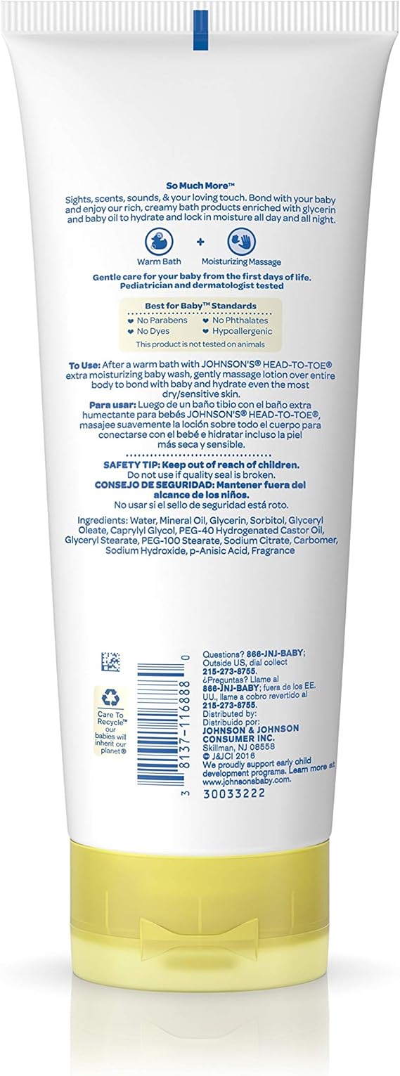johnson's extra moisturizing baby cream