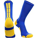 TCK Baseline Crew Athletic Socks for Basketball, Football & Sports – Moisture Wicking & Cushioned