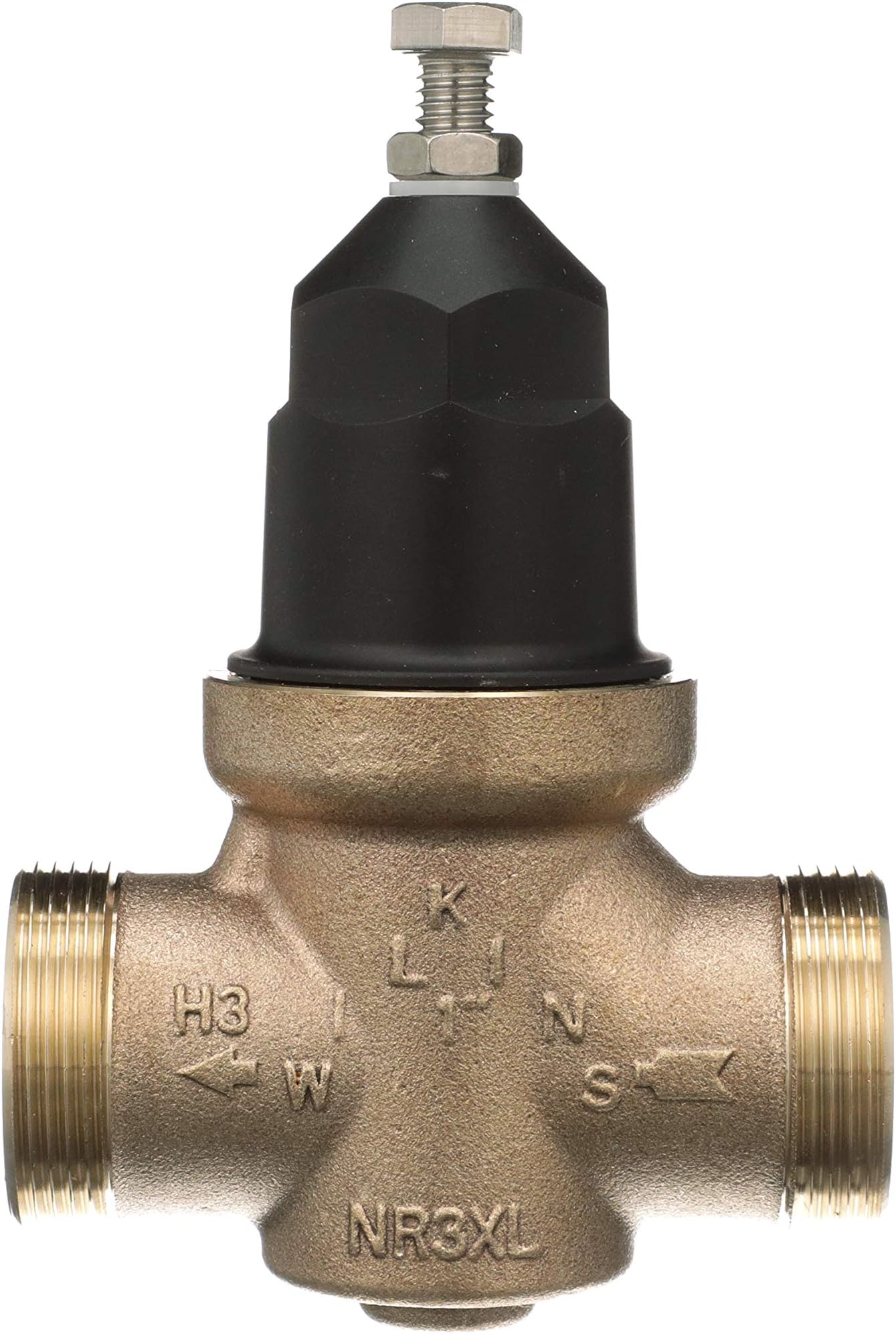 Zurn 1-NR3XLDUC Lead-Free Double Union Female CU SWT Pressure Reducing Valve, 1"
