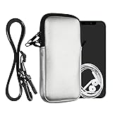 kwmobile Neoprene Phone Bag XXL - 7" - 6.9 x 3.3