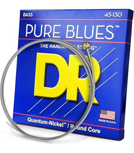 Amazon.com: DR Strings PURE BLUES Bass Guitar Strings (PB-45