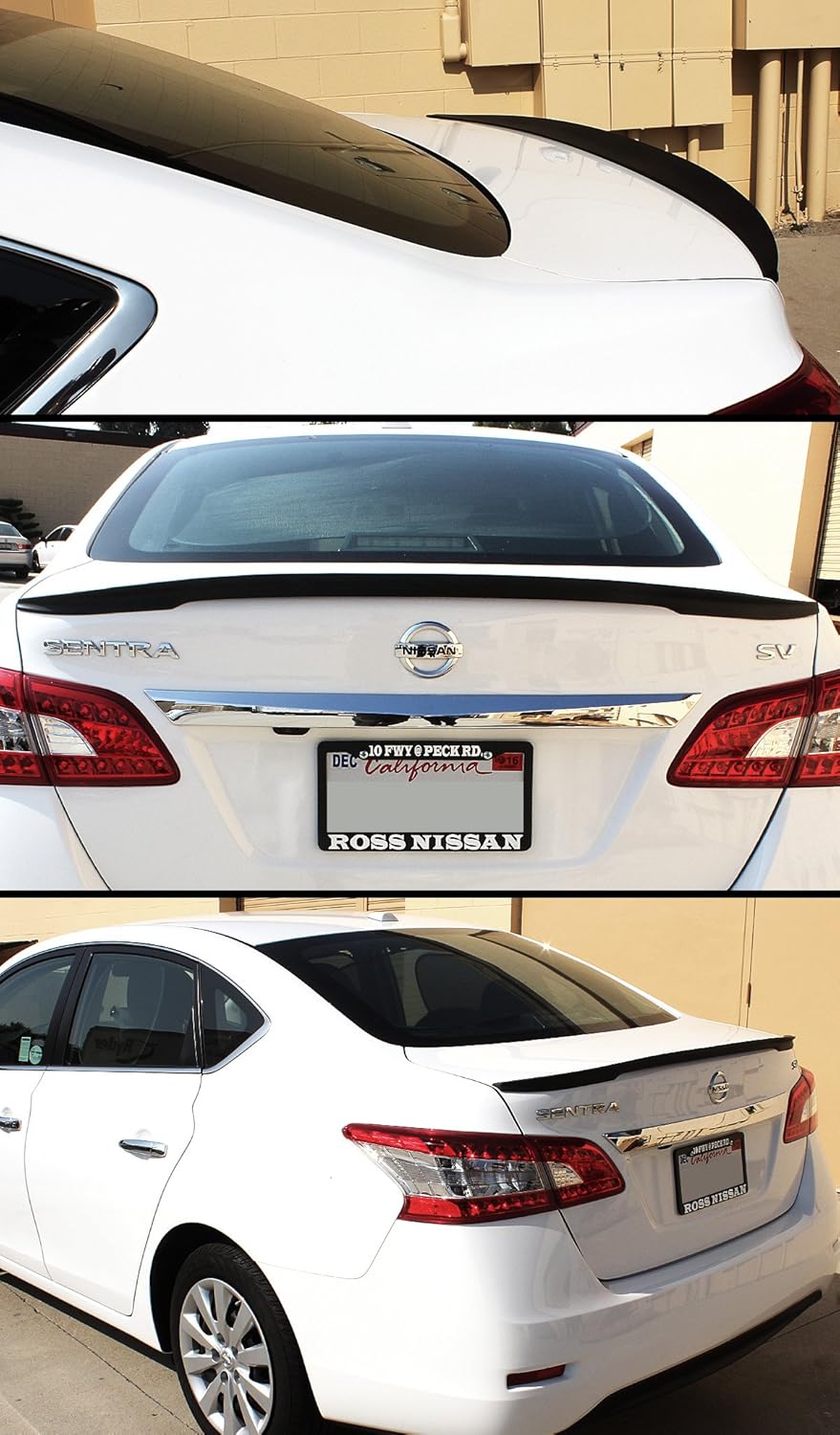 Cuztom Tuning For 13 18 Nissan Sentra 4dr Sedan Jdm Style Sport Trunk Spoiler Lid Spoilers Automotive Ilsr Org
