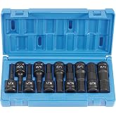 Grey Pneumatic (1398H) 1/2" Drive 10-Piece Hex Driver Socket Set