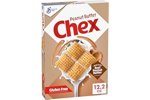 Peanut Butter Chex Cereal, Gluten Free Breakfast Cereal, Made with Whole Grain, 12.2 oz