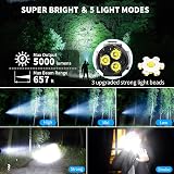 Wind&Moon Small Powerful Rechargeable Torch 5 Modes IPX5 USB-C Magnetic Clip view 2