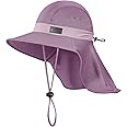 Sukeen Cooling Sun Hat for Men Women UPF50+ Wide Brim Fishing Hat with Neck Flap Adjustable Foldable Bucket Hat for Hiking