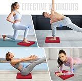 Yes4All Foam Exercise Pad Red Large Balance Pad for Therapy & Yoga view 6