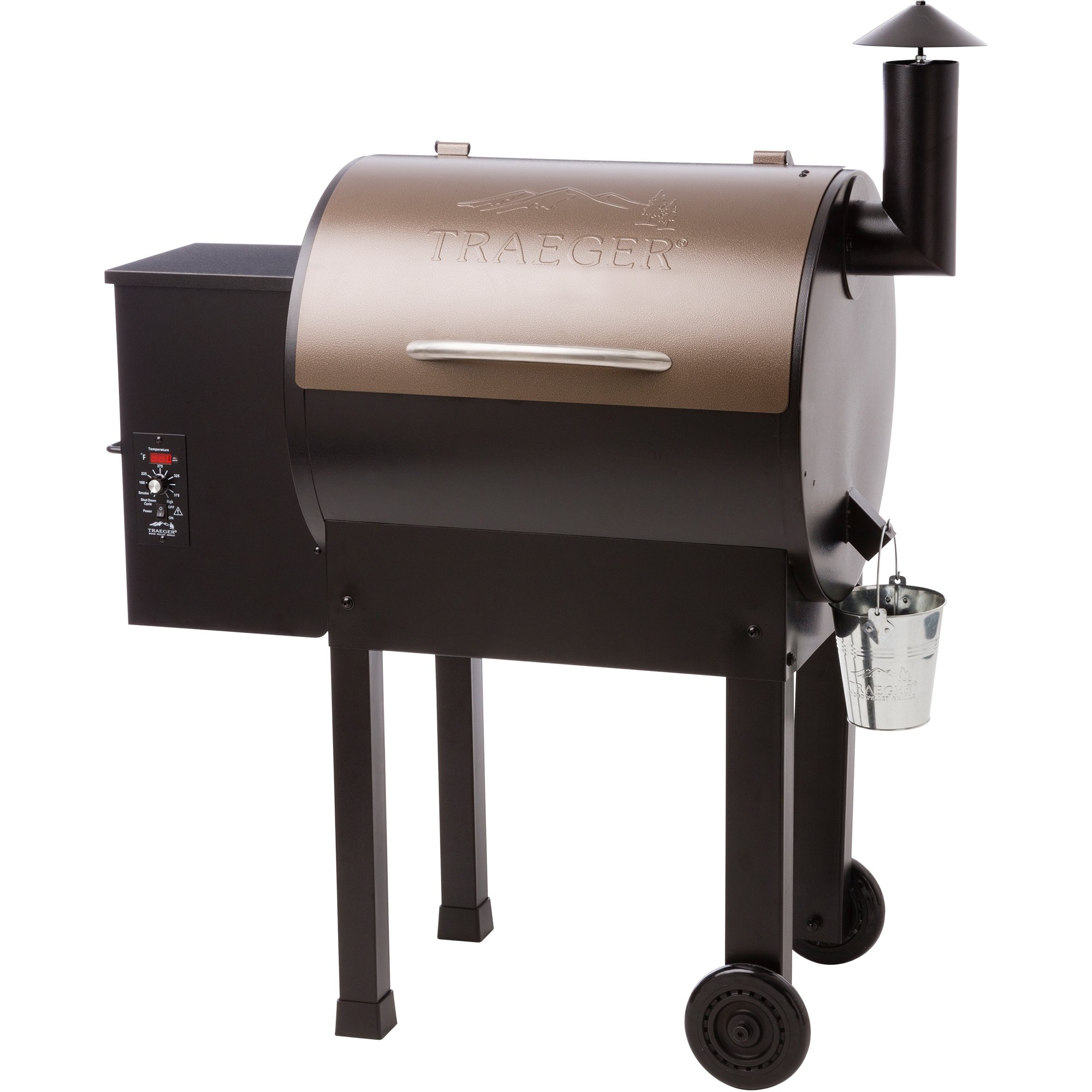 Traeger TFB42LZBC Grills Lil Tex Elite 22 Wood Pellet Grill and Smoker Grill, Smoke, Bake