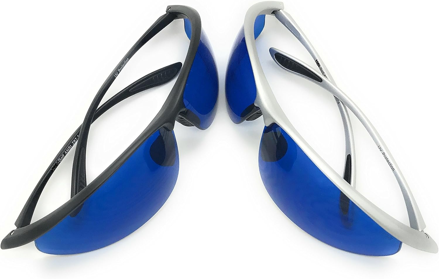blue lens golf sunglasses