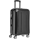 Amazon Basics Oxford Expandable Spinner Luggage Suitcase with TSA Lock - 26.8 Inch, Black