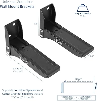 l bracket for soundbar