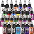 Hawink Tattoo Ink Set 1/2 oz (15ml) 28 Colors Pigment Kit Tattoo Supplies TI203-15-28
