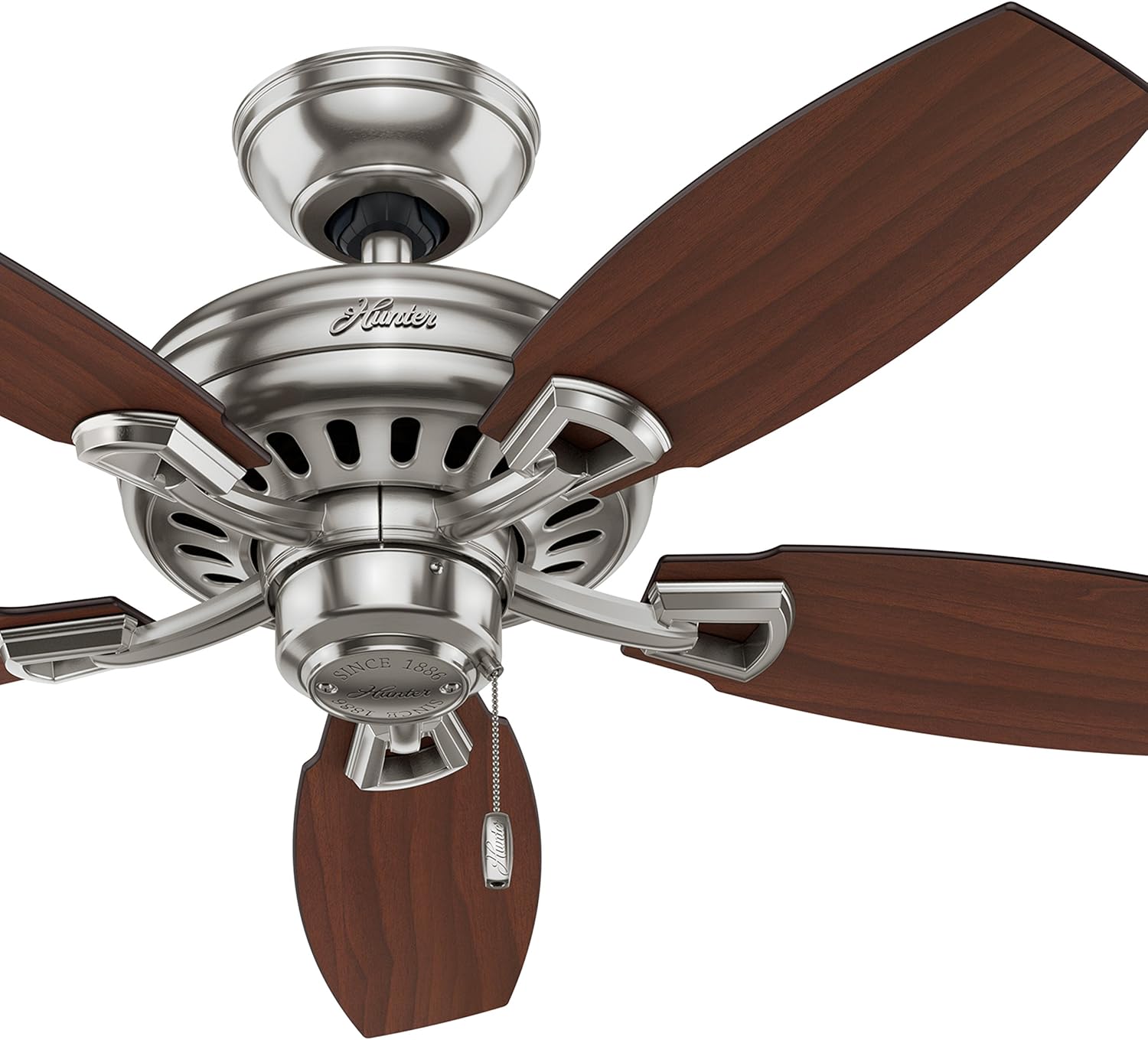 Hunter Fan 44 Ceiling Fan Without A Light And 5 Cherried Walnut