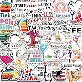 50PCS Baton Twirling Stickers,Water Bottles Laptop
