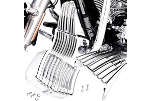 RUDYNESS Chrome Regulator Cover&Oil Cooler Cover Fit For Harley M8 Touring Electra Street Road Glide Road King FLH/T FLHR FLHX FLTR 2017-2023
