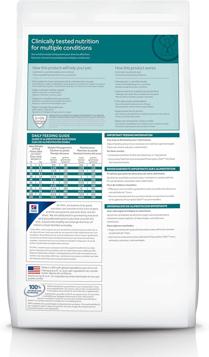 hills digestive weight diabetes management