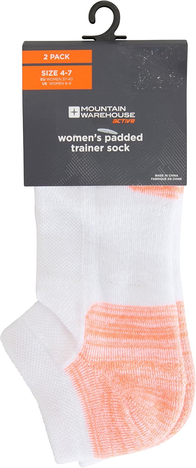 Mountain Warehouse IsoCool Womens Padded Trainer Socks Breathable