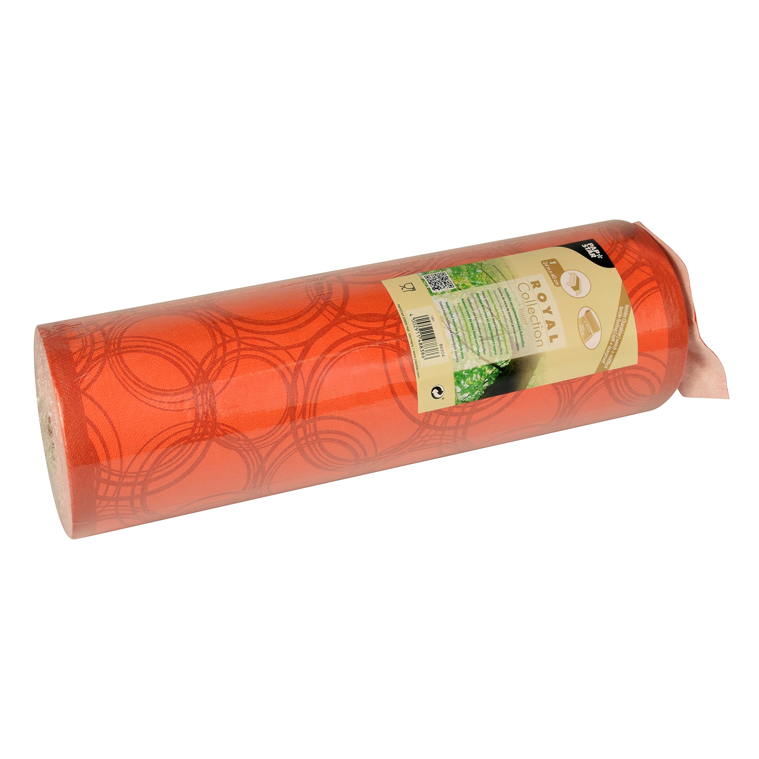 Papstar Table Runner, Nectarine, 41 x 12.5 x 12.5 cm