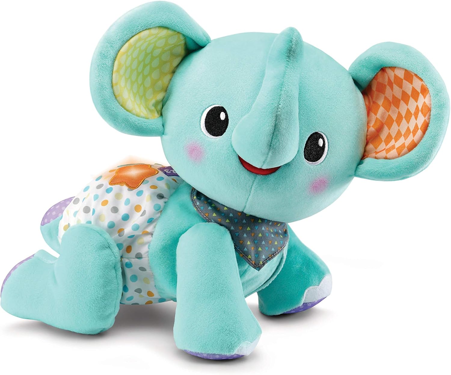 VTech Crawl with Me Elephant, Baby Music Toy for Sensory Play
