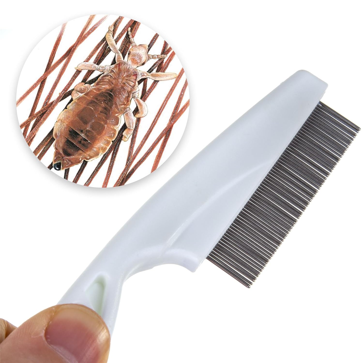 Extra Fine Nit Hair Comb Head Lice Eggs Larvae Removal Amazon