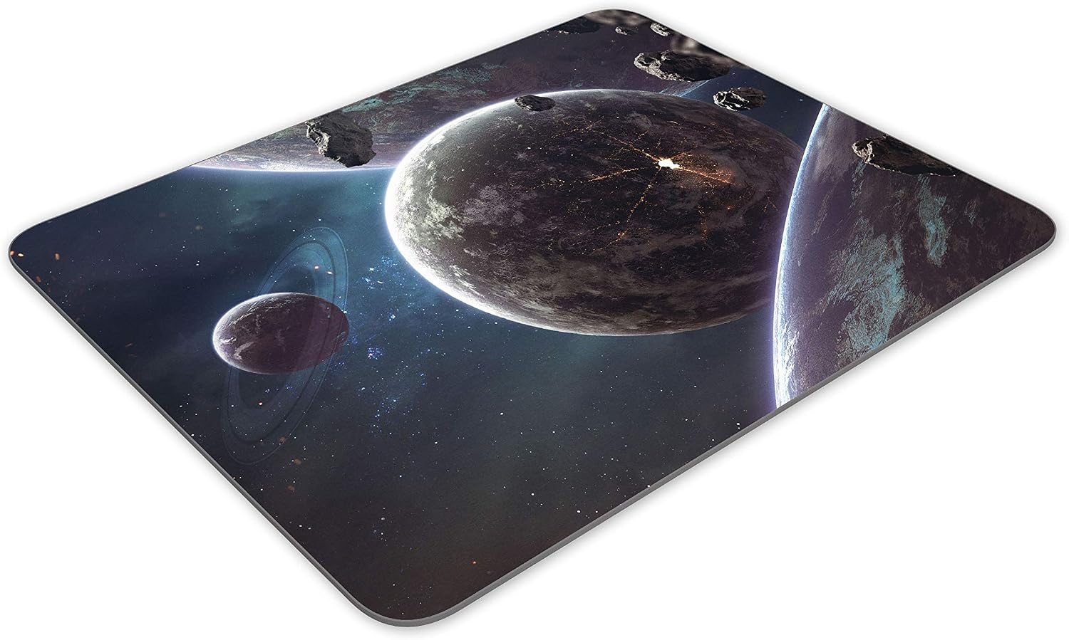 Destination Vinyl Ltd Planet Asteroid Fun Mouse Mat Pad - Sci Fi Boy Girl Computer #14114, Multicolor - Image 4