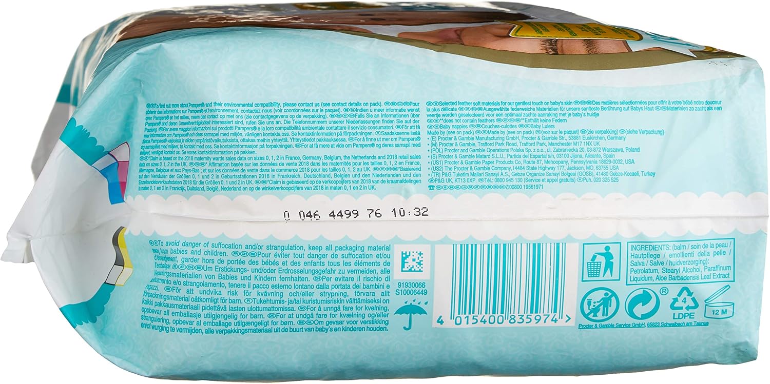 Pampers Premium Protection Couche, White, Taille 2 (41 Unité) - Image 5