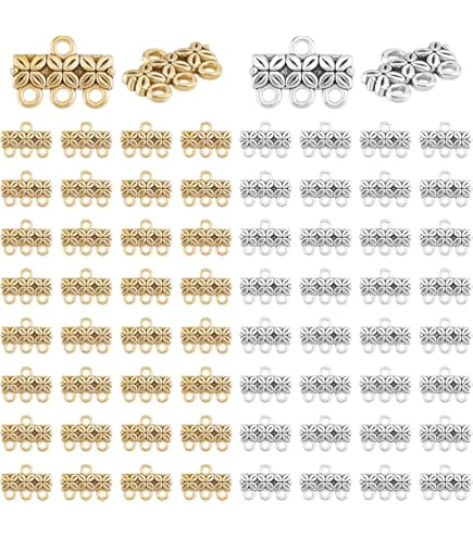 Fermoir à Superposer En Argent 925 – Pour Collier Multi-brins – 25 Mm – Avec Chiffon De Nettoyage – DIY Bijoux, Cadeau