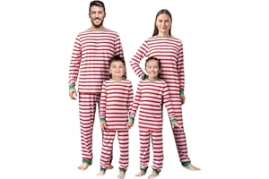 QUNISY Family Pajamas Christmas Matching Sets Xmas Family Pjs Set Couple Holiday Jammies Women/Men Festival Sleepwear Adult