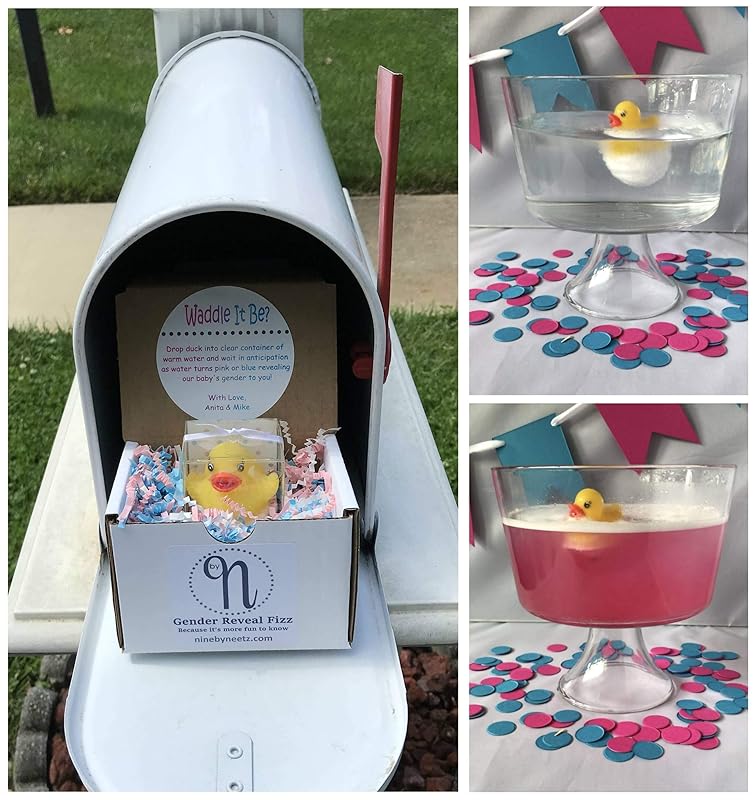 'Waddle it Be?' Rubber Duck Gender Reveal Fizz Announcement