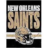 FOCO NFL Soft Plush Throw Blanket, 45 x 60, New Orleans Saints