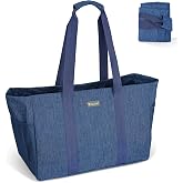 BALEINE Extra Large Foldable Utility Tote Bag - 9 Gallon, Water-Resistant For Groceries, Laundry, Pool - View #11