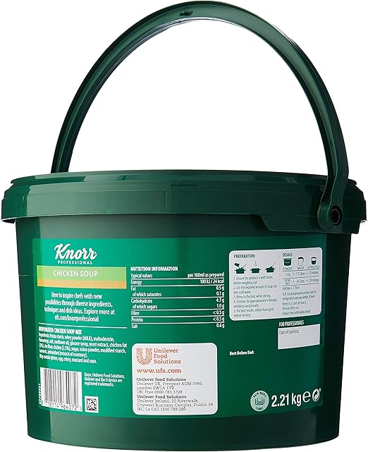 Knorr Professional Chicken Soup Mix 200 Portions Makes 34 Litres