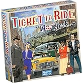 Asmodee Ticket to Ride New York Board Game - Train Route-Building Strategy Game, Fun Family Game for Kids & Adults, Ages 8+, 