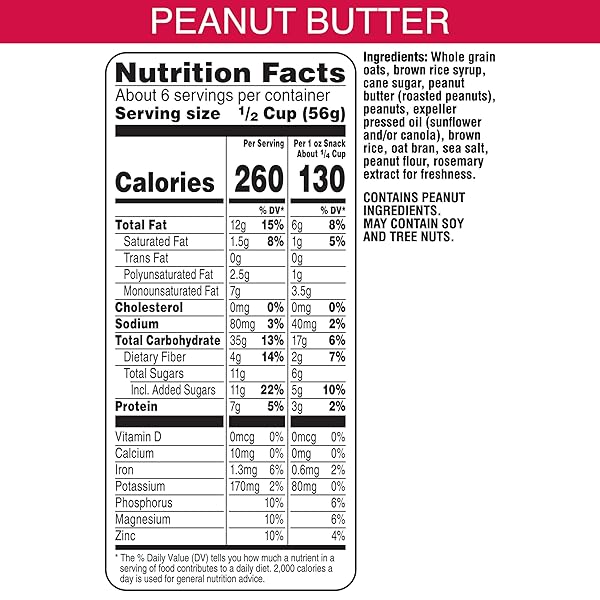 BEAR NAKED GRANOLA, BREAKFAST SNACKS, PEANUT BUTTER, 12OZ BAG (1 BAG)