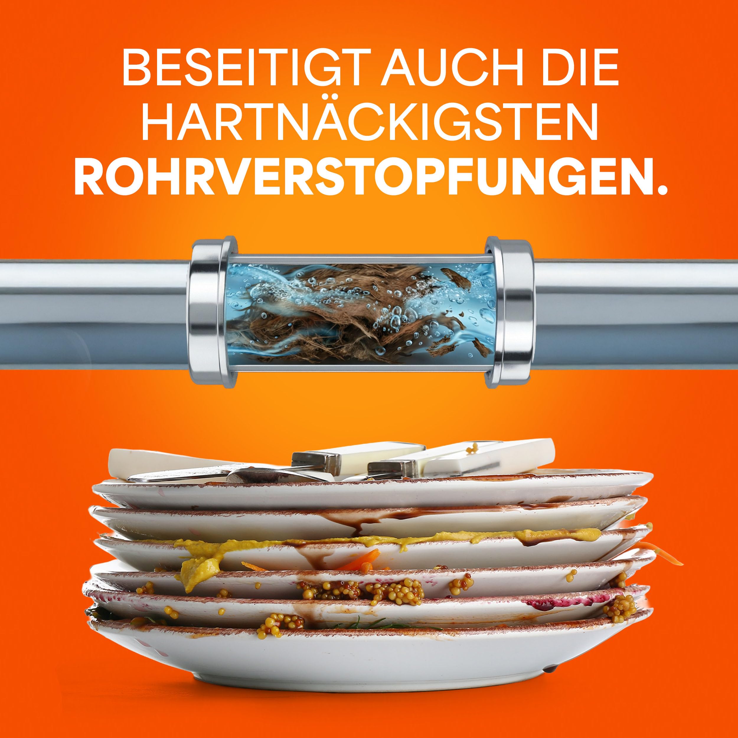 Drano Küchen-Gel, Abflussreiniger, Rohrreiniger für die Küche, 1000 ml 4