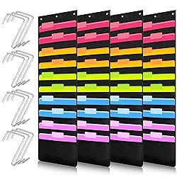 Geyee 4 Pack Wall Hanging File Folders