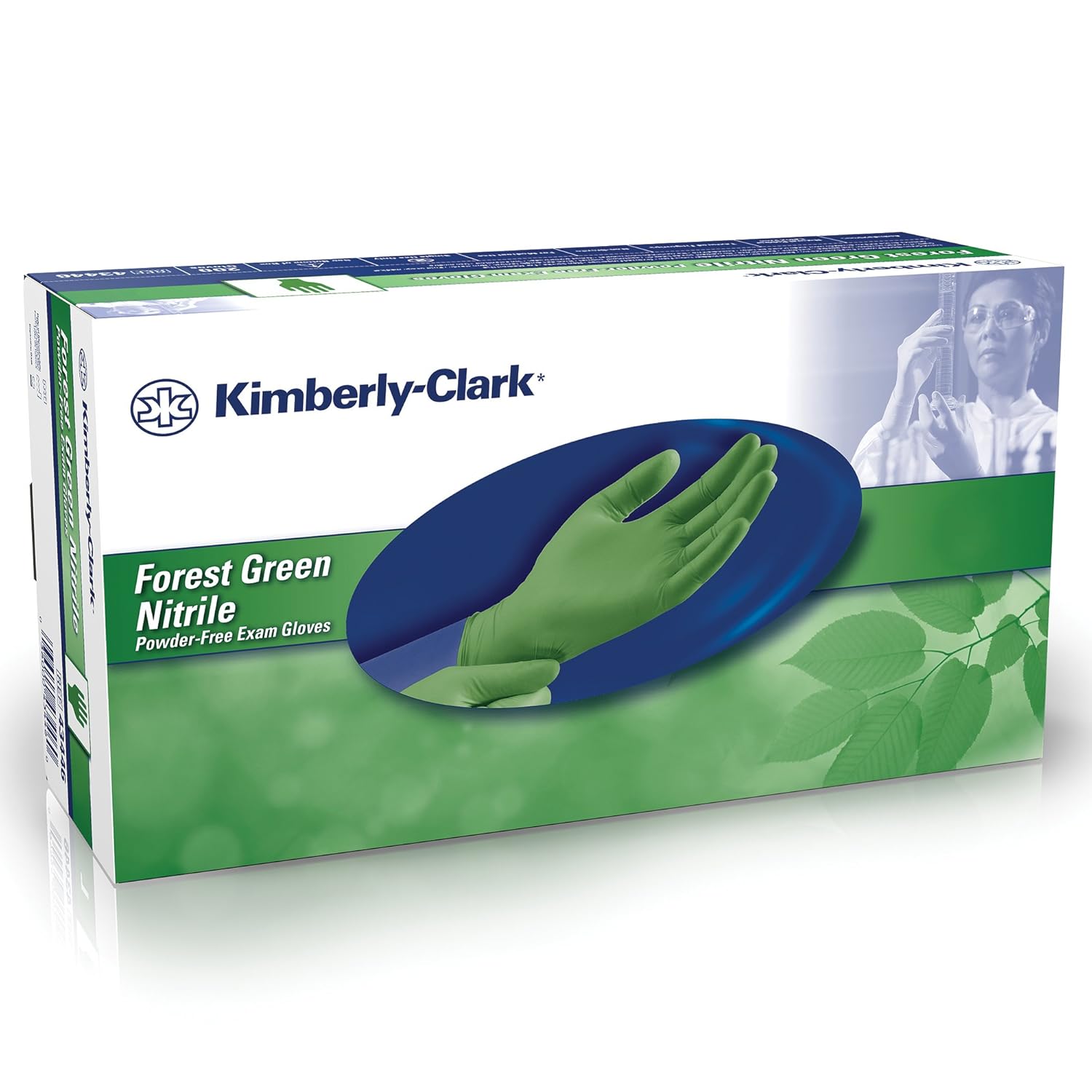 Amazon Com Kimberly Clark Forest Green Nitrile Exam Gloves 43443 3 5 Mil Ambidextrous 9 5 Xs 200 Gloves Box Industrial Scientific