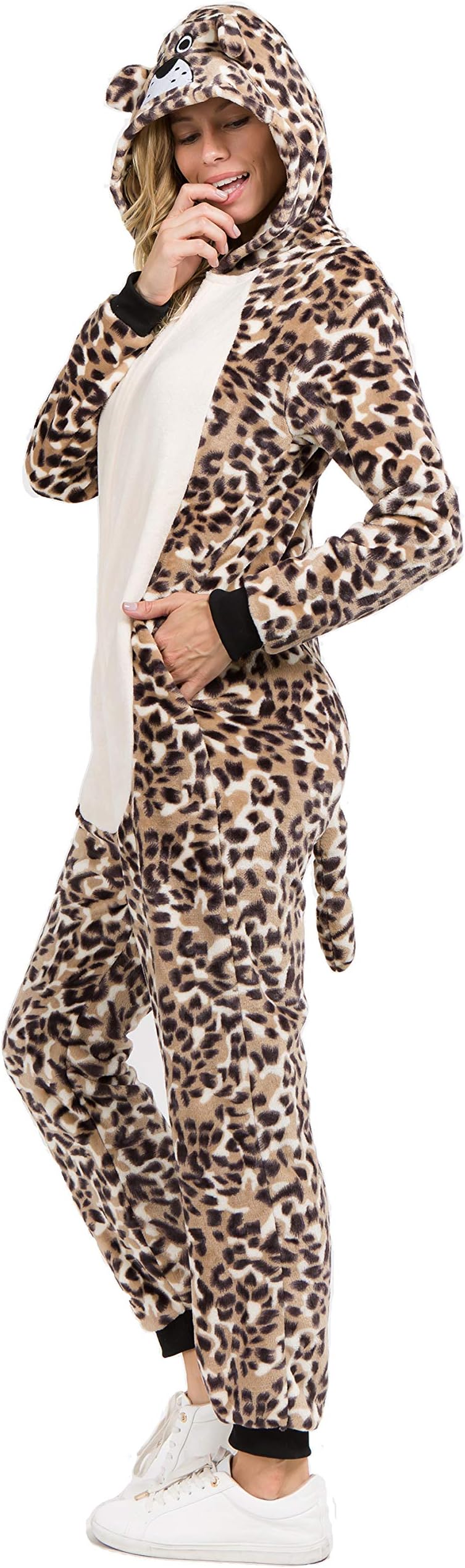 Unisex Women's Animal Onesie Pajama Men's Halloween Costumes