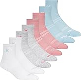 Hurley Women's Sport Stretch Low Crew Socks (8-Pack)